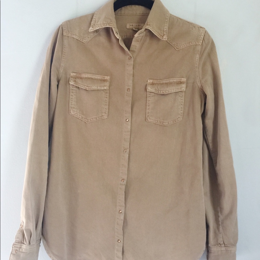 Equipment femme cotton western blouse